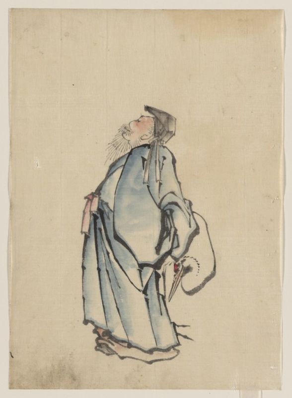 Hokusai | Bearded man, n.d Bearded man, n.d | Hokusai