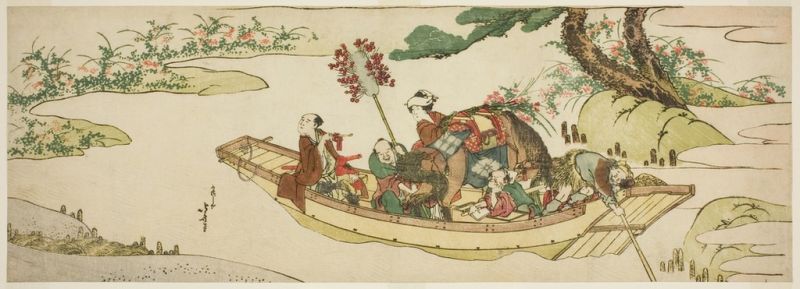 Hokusai | Ferry boat, 1809 Ferry boat, 1809 | Hokusai