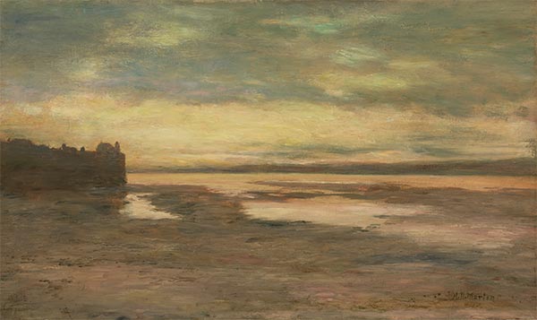 Abend auf der Themse, c.1876 | Homer Dodge Martin | Gemälde Reproduktion