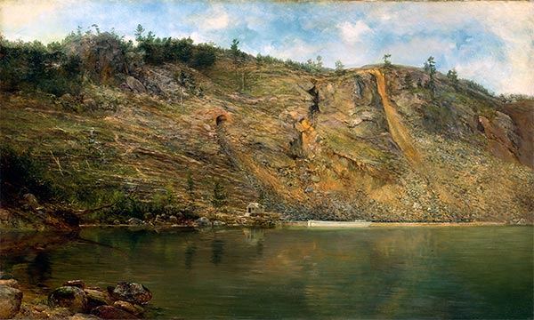 Die Eisenmine, Port Henry, New York, c.1862 | Homer Dodge Martin | Gemälde Reproduktion