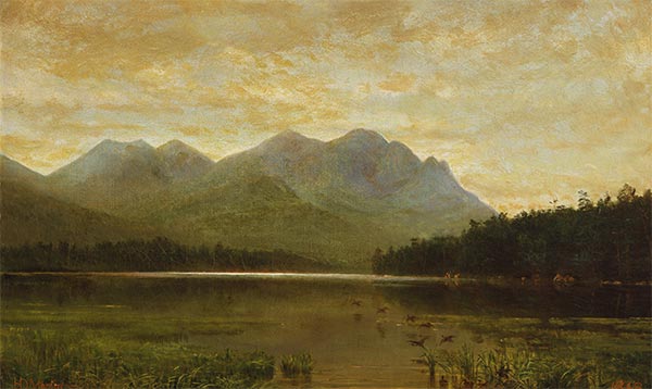 Upper Ausable Lake, 1868 | Homer Dodge Martin | Gemälde Reproduktion
