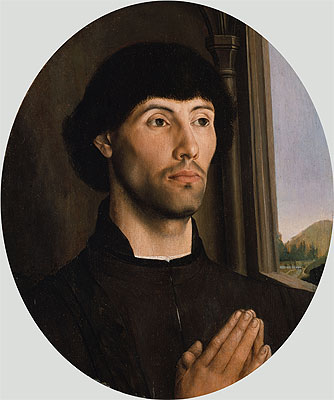 Portrait of a Man, c.1475 | Hugo van der Goes | Painting Reproduction