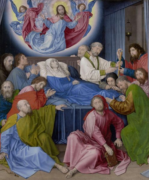 Death of the Virgin, c.1475/82 by Hugo van der Goes | Painting Reproduction