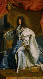 Porträt von Ludwig XIV. von Frankreich, a.1701 von Hyacinthe Rigaud | Gemälde-Reproduktion