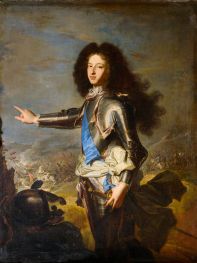 Louis de France, Duke of Burgundy, undated by Hyacinthe Rigaud | Painting Reproduction