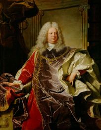 Count Philipp Ludwig Wenzel Sinzendorf, 1728 by Hyacinthe Rigaud | Painting Reproduction