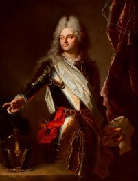 Charles-Auguste d'Allonville, Marquis de Louville, 1708 by Hyacinthe Rigaud | Painting Reproduction