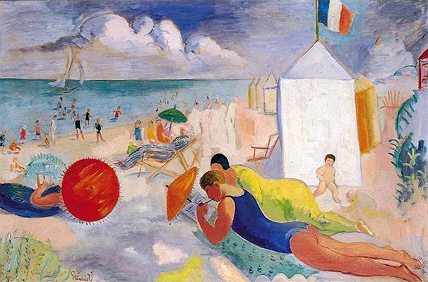 The Beach, undated | Isaac Grünewald | Painting Reproduction