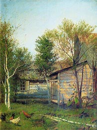 Sunny Day. Spring, 1877 by Isaac Levitan | Painting Reproduction