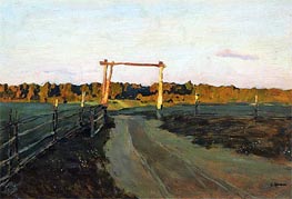 Summer Evening, 1900 von Isaac Levitan | Gemälde-Reproduktion