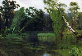 In the Park, 1880 von Isaac Levitan | Gemälde-Reproduktion