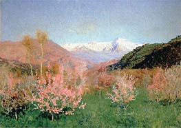 Spring in Italy, 1890 von Isaac Levitan | Gemälde-Reproduktion