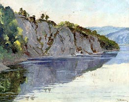 A Crimean Landscape, Undated by Isaac Levitan | Painting Reproduction