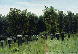Apiary, a.1880 by Isaac Levitan | Painting Reproduction