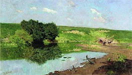 Landschaft, 1883 von Isaac Levitan | Gemälde-Reproduktion