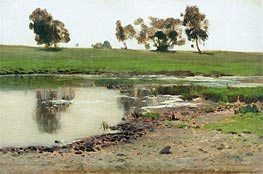 Landscape, Undated von Isaac Levitan | Gemälde-Reproduktion