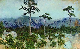 Three Pines, 1886 von Isaac Levitan | Gemälde-Reproduktion