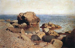At Seacoast. Crimea, 1886 by Isaac Levitan | Painting Reproduction