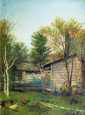 Sunny Day. Spring, 1877 | Isaac Levitan | Gemälde Reproduktion