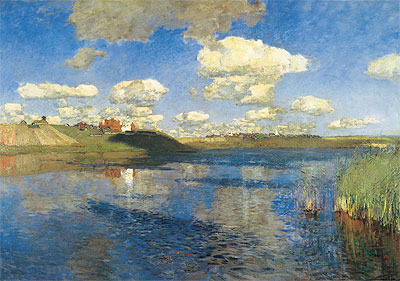 The Lake. Russia, 1895 by Isaac Levitan | Painting Reproduction