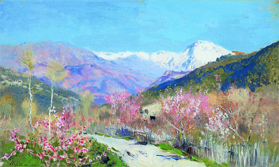 Spring in Italy, 1890 by Isaac Levitan | Painting Reproduction