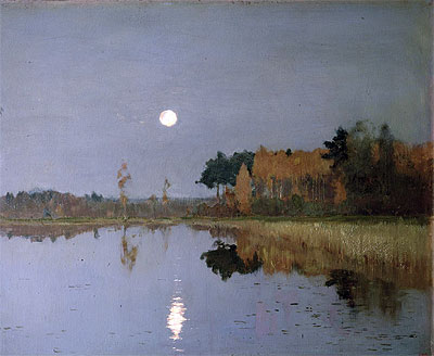 The Twilight Moon, 1899 by Isaac Levitan | Painting Reproduction
