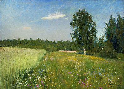June. Summer, c.1890/00 by Isaac Levitan | Painting Reproduction