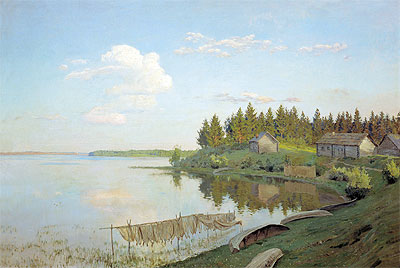On Lake (The Tver Province), 1893 by Isaac Levitan | Painting Reproduction