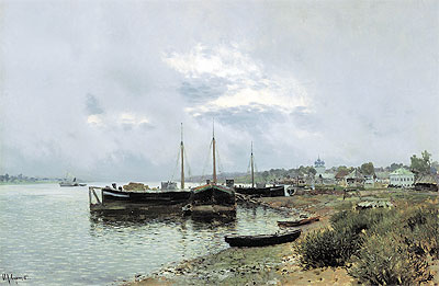 After Rain in Ples, 1889 by Isaac Levitan | Painting Reproduction