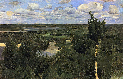 Vasilsursk, 1887 | Isaac Levitan | Gemälde Reproduktion