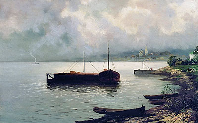 Wolga, 1889 | Isaac Levitan | Gemälde Reproduktion