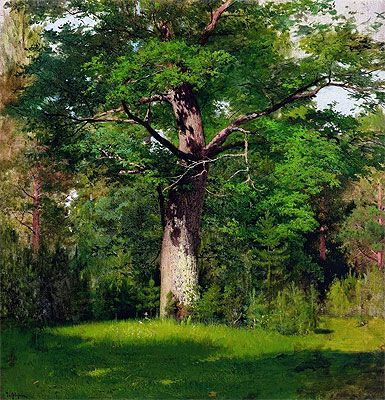 Oak, 1880 | Isaac Levitan | Gemälde Reproduktion