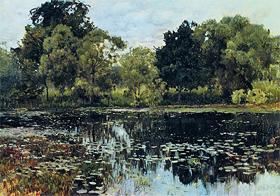 Overgrowned Pond, 1887 | Isaac Levitan | Painting Reproduction