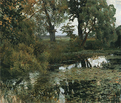 Overgrowned Pond, 1887 | Isaac Levitan | Gemälde Reproduktion