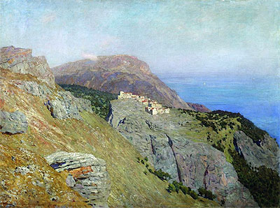 Corniche. Southern France, 1895 | Isaac Levitan | Gemälde Reproduktion