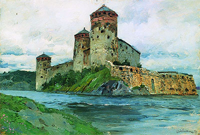 Fortress. Finland, 1896 | Isaac Levitan | Gemälde Reproduktion