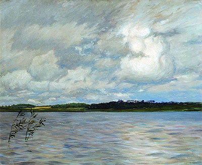 Lake. Grey Day, 1895 | Isaac Levitan | Gemälde Reproduktion