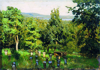 Bienenhaus | Isaac Levitan | Gemälde Reproduktion