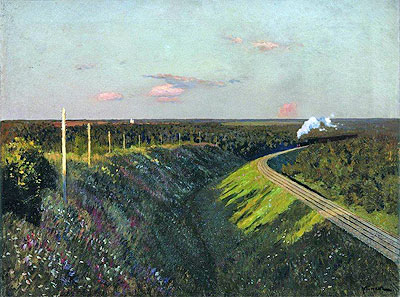 Train in Way, 1890 | Isaac Levitan
