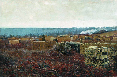 Holzfällen | Isaac Levitan | Gemälde Reproduktion