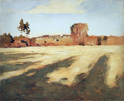 Reaped Field, 1897 | Isaac Levitan | Gemälde Reproduktion