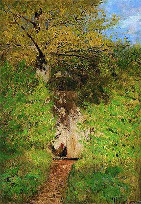 Footpath, 1880 | Isaac Levitan | Gemälde Reproduktion