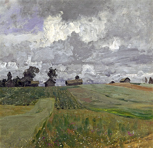 Stürmischen Tag, 1897 | Isaac Levitan | Gemälde Reproduktion