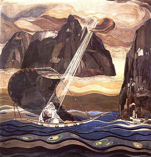 Legend of the Holy Mountain, 1926 | Ivan Milev | Gemälde Reproduktion