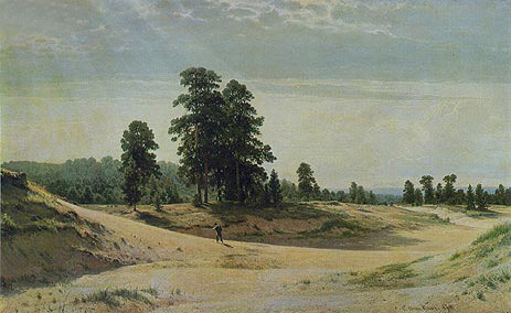 The Sands, 1887 | Ivan Shishkin | Gemälde Reproduktion