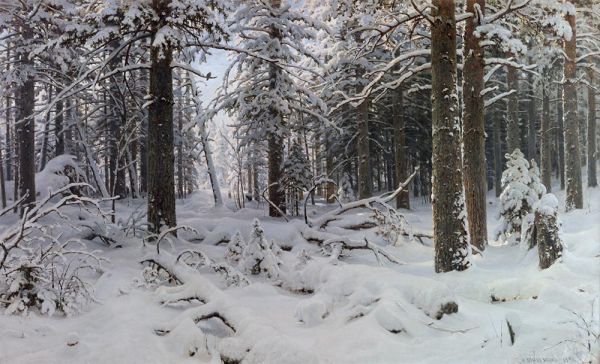 Winter | Ivan Shishkin | Painting Reproduction