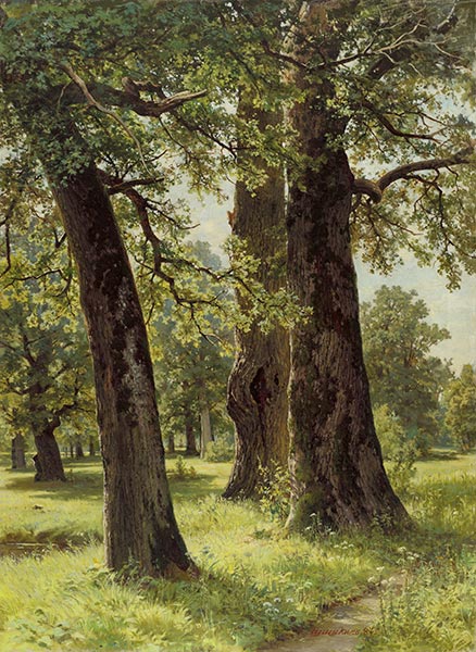 Oaks, 1887 | Ivan Shishkin | Gemälde Reproduktion