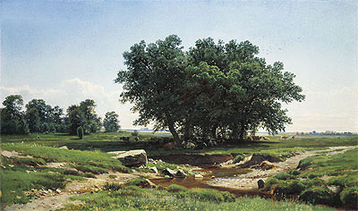 Oaks, 1886 | Ivan Shishkin | Painting Reproduction