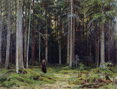 Countess Mordvinov's Forest, 1891 | Ivan Shishkin | Gemälde Reproduktion