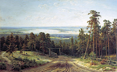 Kama bei Jelabuga | Ivan Shishkin | Gemälde Reproduktion